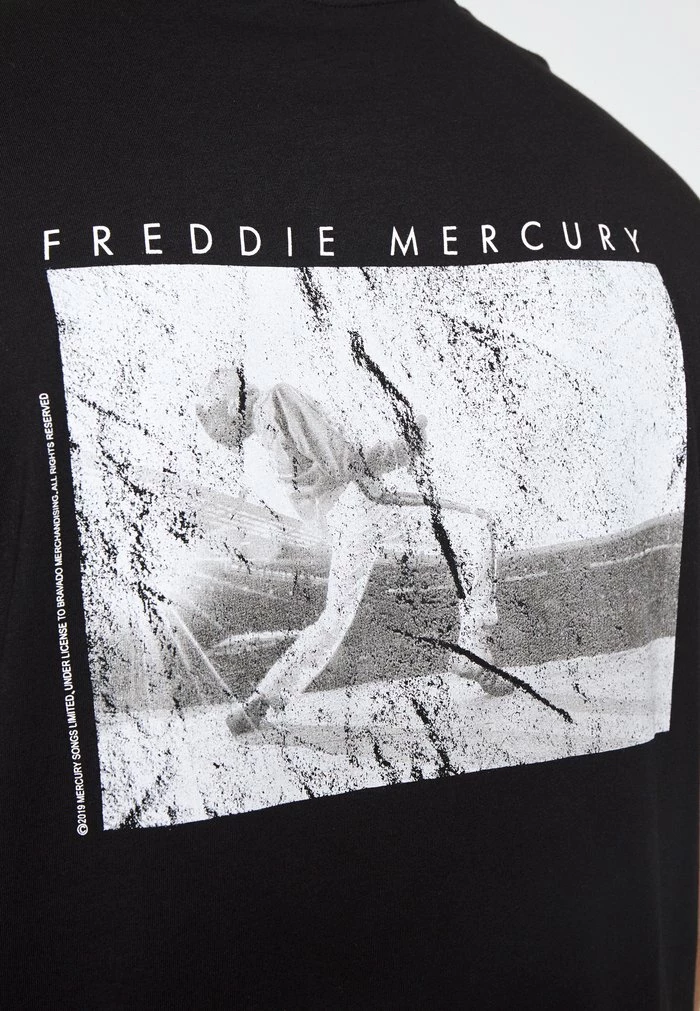 Only & Sons ONSFREDDIE TEE - Print T-shirt - Black 8 Only & Sons ONSFREDDIE TEE - Print T-shirt - Black - Image 6