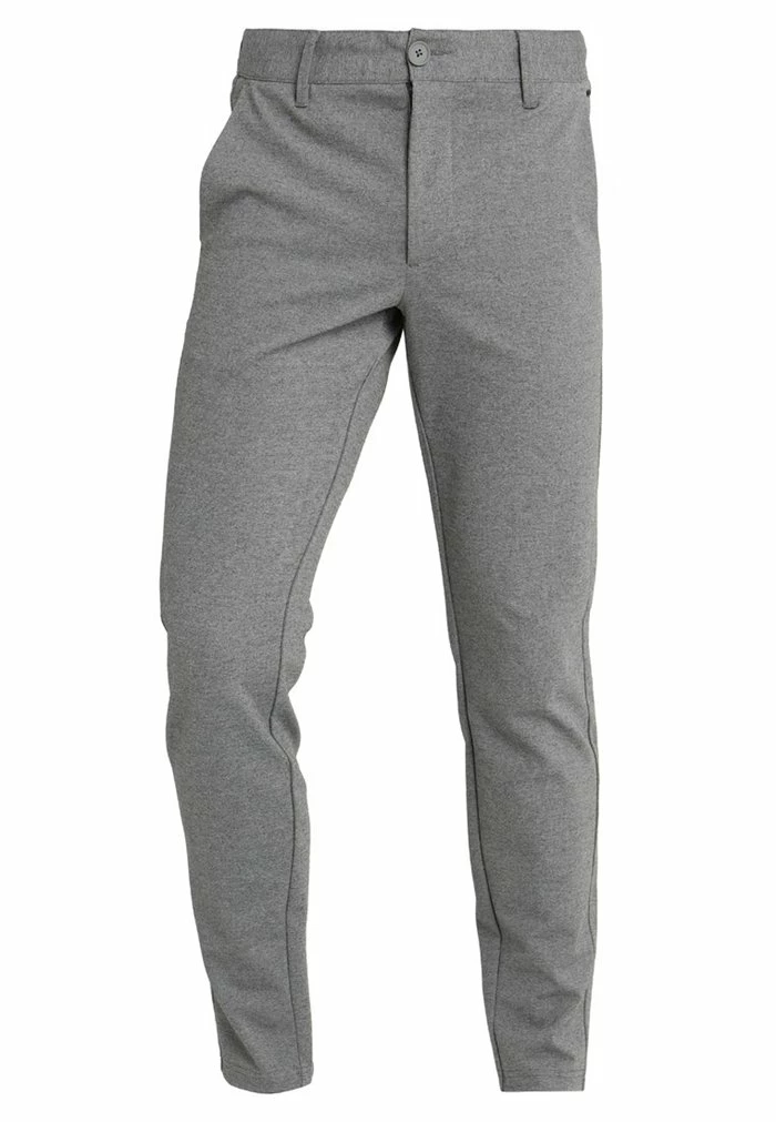 Only & Sons ONSMARK PANT - Chinos - Medium Grey Melange 6 Only & Sons ONSMARK PANT - Chinos - Medium Grey Melange - Image 4