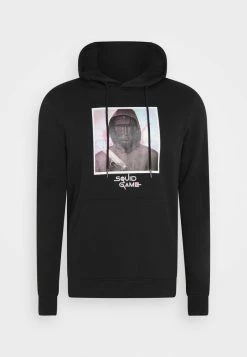 Only & Sons ONSSQUIDGAME HOODIE UNISEX - Sweatshirt - Black -Only & Sons shop 310ad1ffa8d44bb6a2bb9f37659b79a6