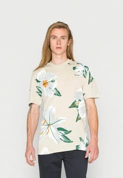 Only & Sons ONSKLOP FLORAL TEE - Print T-shirt - Beige