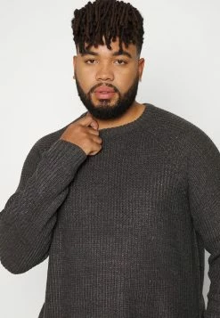 Only & Sons ONSKELVIN CREW NECK - Jumper - Dark Grey Melange -Only & Sons shop 34ef95438fb6425f93823a4fb828a308