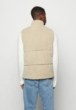 Only & Sons ONSCASH PUFFER VEST - Waistcoat - Chinchilla -Only & Sons shop 376f3d5b6b6c4bca909e66bcfb7e89ba