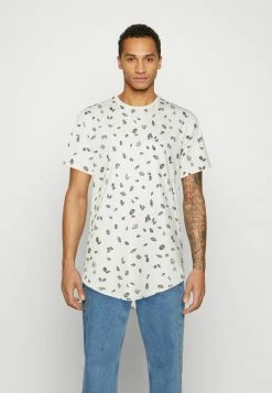Only & Sons ONSTIMMY LONGY - Print T-shirt - Star White