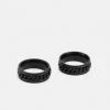 Only & Sons ONSCONNER 2 PACK - Ring - Black -Only & Sons shop 3abd7cf0200a477e9cafe17b9288b788