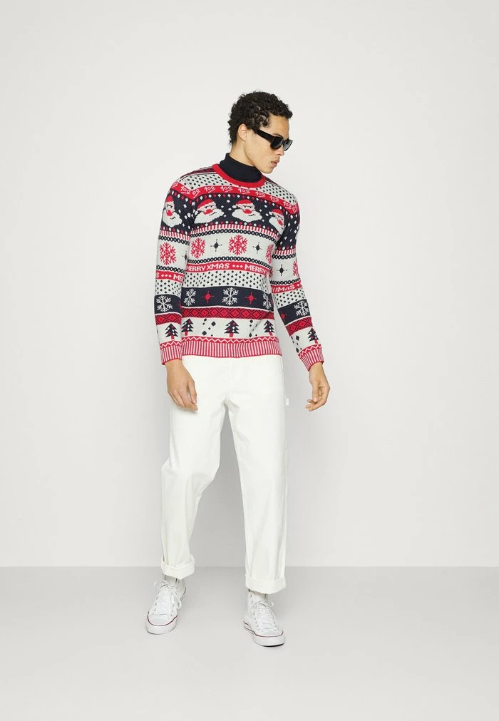 Only & Sons ONSX-MAS MULTI JAQUARD - Jumper - Black 4 Only & Sons ONSX-MAS MULTI JAQUARD - Jumper - Black - Image 2