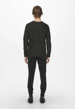 Only & Sons ONSDEXTOR RAGLAN - Jumper - Black -Only & Sons shop 3be545974989476cb548c60ab658c54c