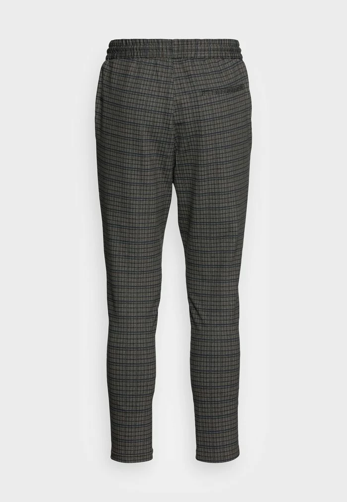 Only & Sons ONSLINUS CROP CHECK PANT - Trousers - Medium Grey Melange 4 Only & Sons ONSLINUS CROP CHECK PANT - Trousers - Medium Grey Melange - Image 2