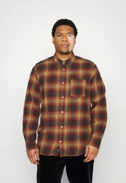 Only & Sons ONSLUCA LIFE TWILL CHECK - Shirt - Kangaroo