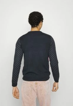 Only & Sons CREW JAQUARD - Jumper - Dark Navy -Only & Sons shop 3e1ae0e22b85419aaf2d2c28e72c55d6