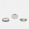 Only & Sons ONSCHARLES 3 PACK - Ring - Silver-coloured -Only & Sons shop 3e2e950d6ed84e30b6d732f94264a296