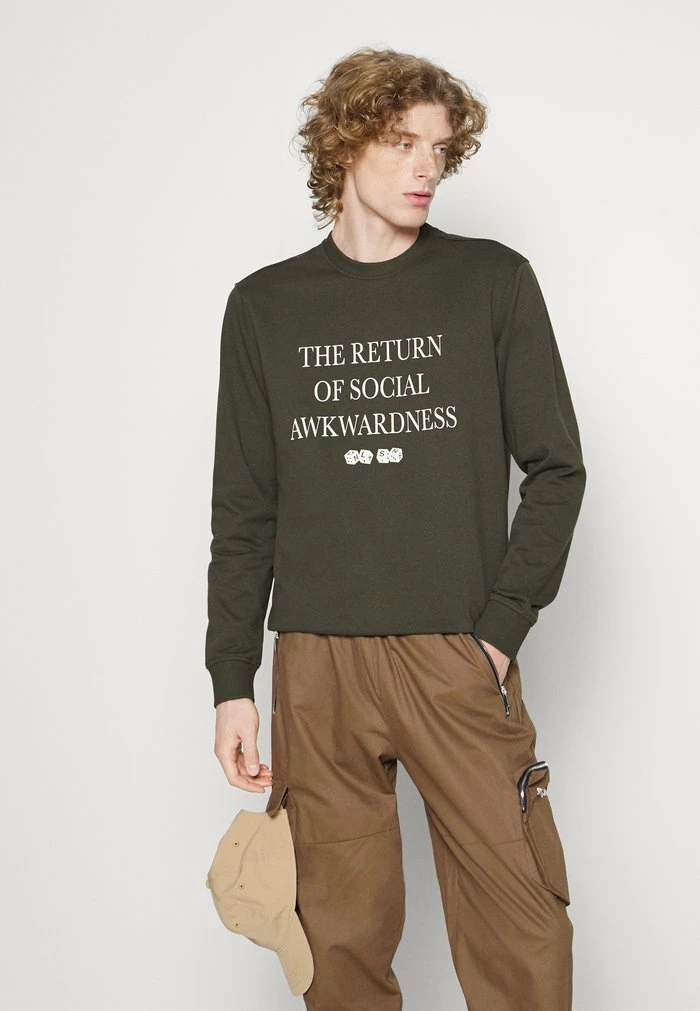 Only & Sons ONSAWKWARD LIFE CREW NECK - Sweatshirt - Forest Night 6 Only & Sons ONSAWKWARD LIFE CREW NECK - Sweatshirt - Forest Night - Image 4