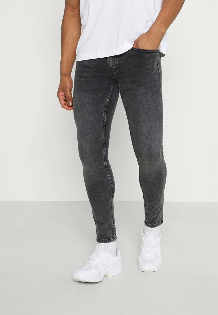 Only & Sons ONSWARP LIFE - Jeans Skinny Fit - Grey Denim 3 Only & Sons ONSWARP LIFE - Jeans Skinny Fit - Grey Denim