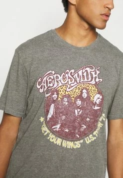 Only & Sons ONSAEROSMITH LIFE - Print T-shirt - Medium Grey Melange -Only & Sons shop 41f51349196a42f19ceabf4092afb93c