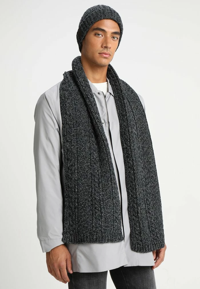 Only & Sons ONSERIK BOX SCARF BEANIE - Scarf - Black 4 Only & Sons ONSERIK BOX SCARF BEANIE - Scarf - Black - Image 2