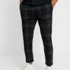 Only & Sons ONSLINUS CHECK PANT - Trousers - Dark Navy