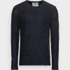 Only & Sons ONSPAVO WASH CREW - Jumper - Dress Blues -Only & Sons shop 4679a3c0675b48c8be9d37cd26429d53