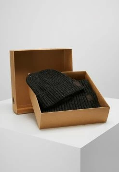 Only & Sons ONSEMILE BOX SCARF BEANIE SET - Scarf - Dark Grey Melange