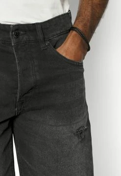 Only & Sons ONSAVI DAMAGE - Denim Shorts - Black Denim -Only & Sons shop 4a7312d23cbf47379ba5ab715dbeda68