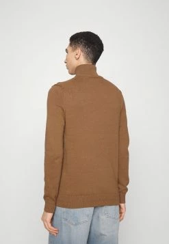 Only & Sons ONSELIAS BLOCK HIGH NECK - Jumper - Caribou -Only & Sons shop 4ac7c2dc801b40a88f35a7fe9b8223d3