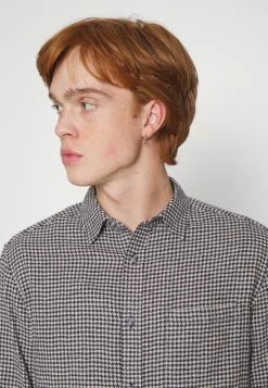 Only & Sons ONSLARS LIFE HOUND TOOTH - Shirt - Pelican -Only & Sons shop 4b9a7d85d0be459f875141f0dc889e7f