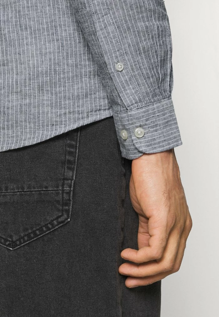 Only & Sons ONSCAIDEN STRIPE - Shirt - Mottled Grey 7 Only & Sons ONSCAIDEN STRIPE - Shirt - Mottled Grey - Image 5