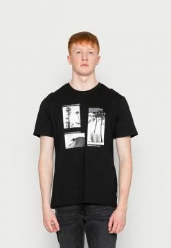 Only & Sons ONSIVEY - Print T-shirt - Black