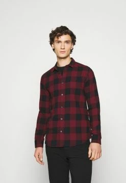 Only & Sons ONSGUDMUND LIFE CHECKED SHIRT - Shirt - Cabernet