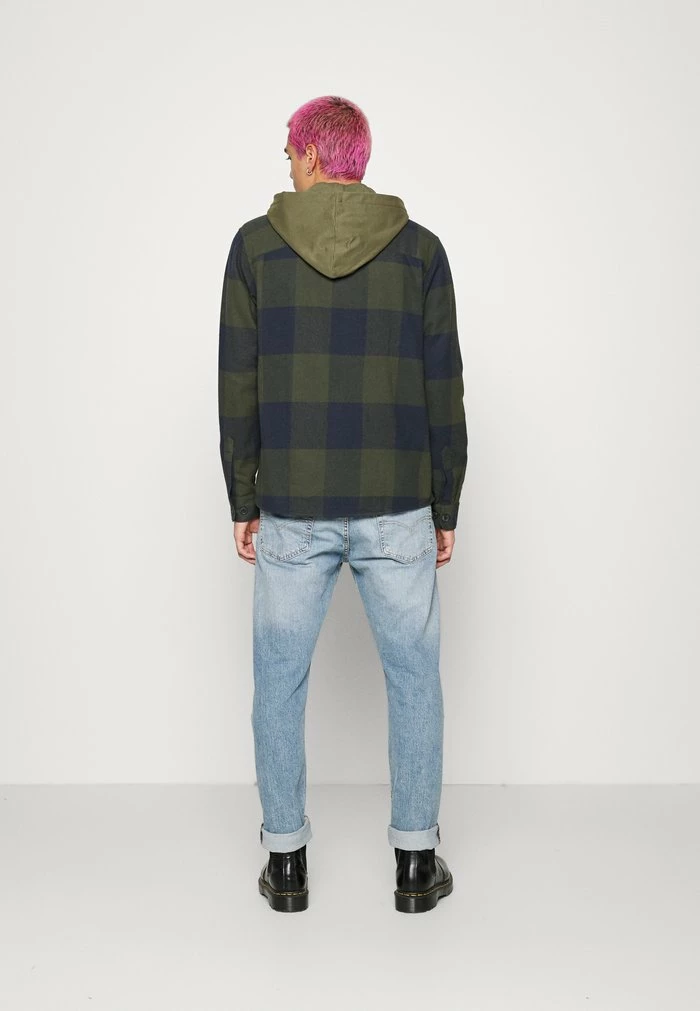 Only & Sons ONSLAIN LIFE CHECK HOODIE - Summer Jacket - Peat 5 Only & Sons ONSLAIN LIFE CHECK HOODIE - Summer Jacket - Peat - Image 3