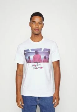Only & Sons ONSSQUIDGAME REG TEE UNISEX - Print T-shirt - White