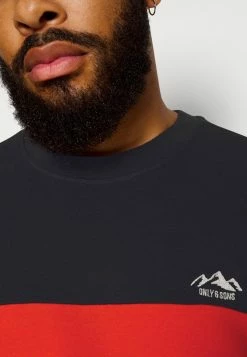 Only & Sons ONSTHOR LOGO CREW - Sweatshirt - Light Grey Melange -Only & Sons shop 54aa00a432f2419497e420cc964975d6