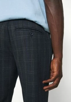 Only & Sons ONSMARK CHECK TAPERED - Chinos - Dark Navy -Only & Sons shop 54fe5fa94bd2442ba9cd9ccded8b7ce5