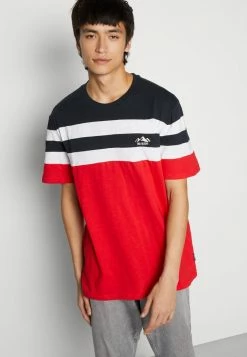 Only & Sons ONSSILAS REGULAR LOGO TEE - Print T-shirt - Dark Navy/red -Only & Sons shop 5528385030754606846ef09a87911ca4