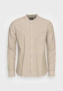 Only & Sons ONSNEIL MAO OXFORD - Shirt - Chinchilla -Only & Sons shop 56bcc5cb6df941a4ba5becc6ad3a7cce