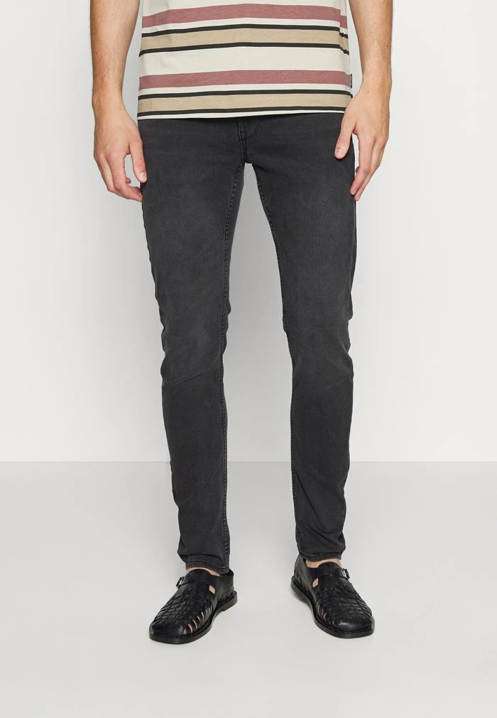 Only & Sons ONSWARP WASHED - Jeans Skinny Fit - Black Denim 3 Only & Sons ONSWARP WASHED - Jeans Skinny Fit - Black Denim