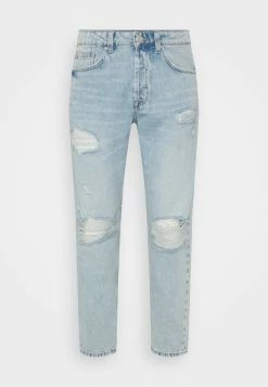 Only & Sons ONSAVI BEAM CROP DAMAGE - Jeans Tapered Fit - Blu -Only & Sons shop 59097b0d9bc44ab7931228f29bf662c4