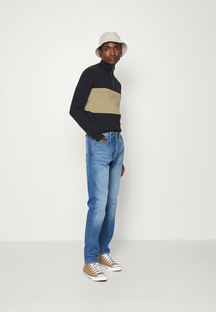 Only & Sons ONSALEX HALF ZIP - Jumper - Dark Navy 4 Only & Sons ONSALEX HALF ZIP - Jumper - Dark Navy - Image 2