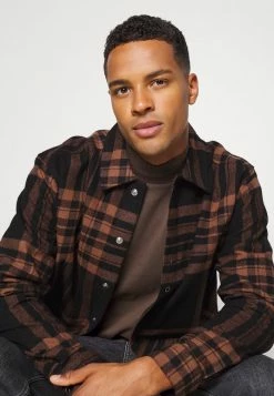 Only & Sons ONSTABB HEAVY CHECK - Shirt - Nutmeg -Only & Sons shop 5aa27b4ec84a41ea8441da190f6eb84a