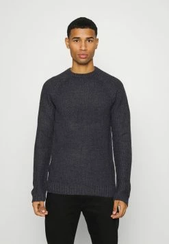 Only & Sons ONSKELVIN STRUC CREW NECK - Jumper - Dark Grey Melange