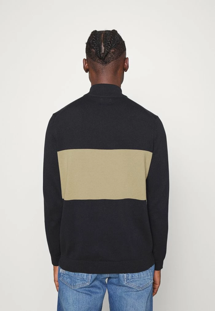 Only & Sons ONSALEX HALF ZIP - Jumper - Dark Navy 5 Only & Sons ONSALEX HALF ZIP - Jumper - Dark Navy - Image 3