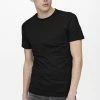 Only & Sons ONSBASIC SLIM O-NECK 2PACK - Basic T-shirt - Black -Only & Sons shop 602467932d6844549ed9b88dbace3a1f