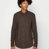 Only & Sons ONSBEN SLIM HERRINGBONE - Shirt - Brown 2 Only & Sons ONSBEN SLIM HERRINGBONE - Shirt - Brown -Only & Sons shop 60f5ab413d3d4de390820956796d41b6