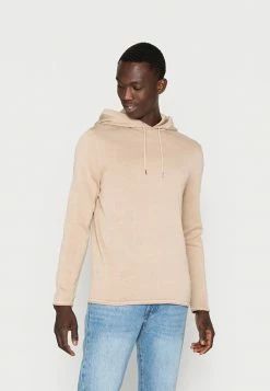 Only & Sons ONSGARSON HOOD - Jumper - Chinchilla