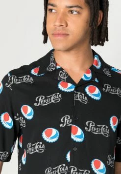 Only & Sons ONSPEPSI LIFE LICENSE SHIRT - Shirt - Black -Only & Sons shop 62a4f8fa96994350a66372183435b26c