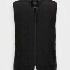 Only & Sons ONSANKER QUILTED - Waistcoat - Black