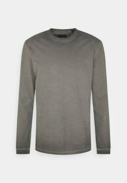 Only & Sons ONSMILLENIUM LIFE WASHED TEE - Long Sleeved Top - Black -Only & Sons shop 64b26facacf346d1b6eb47e06cbd20de