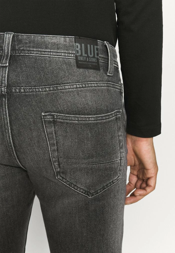 Only & Sons ONSDRAPER LIFE - Slim Fit Jeans - Grey Denim 8 Only & Sons ONSDRAPER LIFE - Slim Fit Jeans - Grey Denim - Image 6