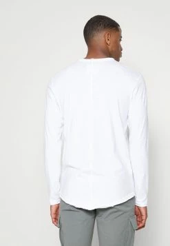 Only & Sons ONSBENNE - Long Sleeved Top - Bright White -Only & Sons shop 65afb0bb9a894336aec66269ab12cfad