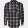 Only & Sons ONSTAM CHECK - Shirt - Dark Navy -Only & Sons shop 65f47179a6f94441a47c95de84406773