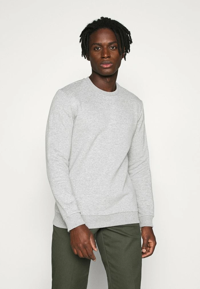 Only & Sons ONSCERES LIFE CREW NECK - Sweatshirt - Light Grey Melange 3 Only & Sons ONSCERES LIFE CREW NECK - Sweatshirt - Light Grey Melange