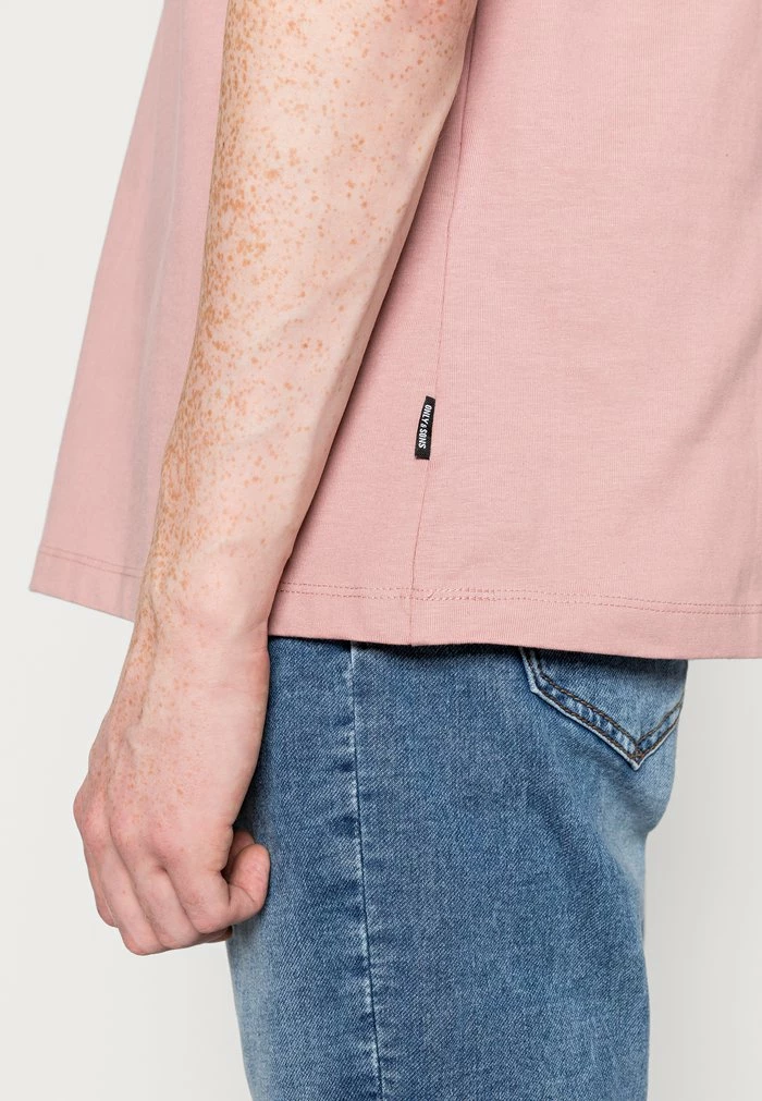 Only & Sons ONSFRED TEE - Basic T-shirt - Woodrose 7 Only & Sons ONSFRED TEE - Basic T-shirt - Woodrose - Image 5